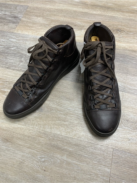 Balenciaga Other - Balenciaga Arena Brown Leather Sneakers Size 45